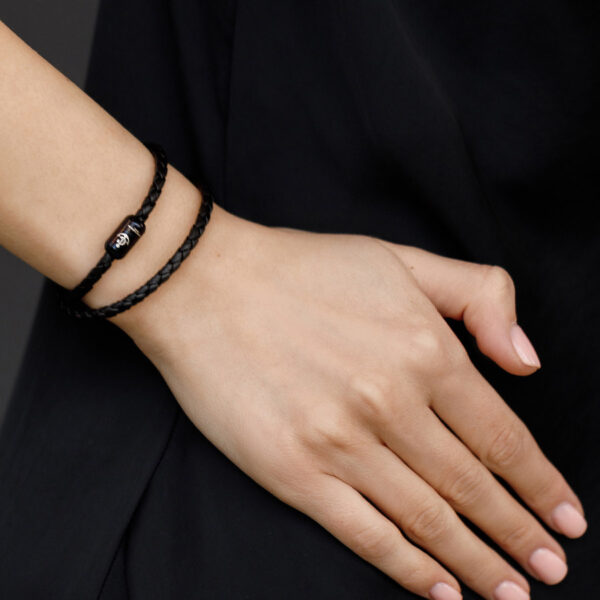 Maritimes Armband aus Leder, handgemacht, für Damen und Herren, mit Magnetverschluss aus Edelstahl CNJ #10036 – Bild 3