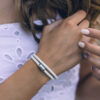 Maritimes Armband aus Leder, handgemacht, für Damen, mit Magnetverschluss aus Edelstahl CNJ #10039 – Bild 3