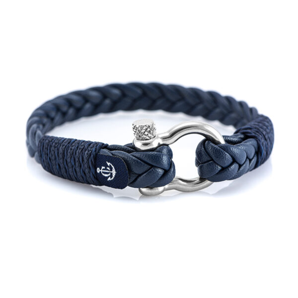 Maritimes Armband aus Leder