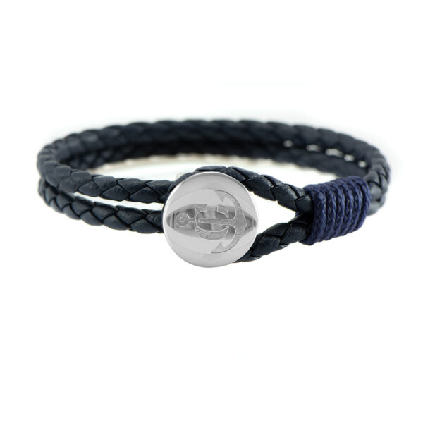 Maritimes Armband aus Leder