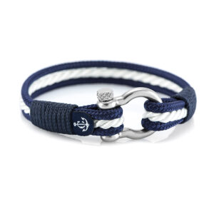 Maritimes Armband aus Segeltau