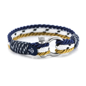 Maritimes Armband aus Segeltau