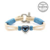 Maritimes Armband aus Segeltau