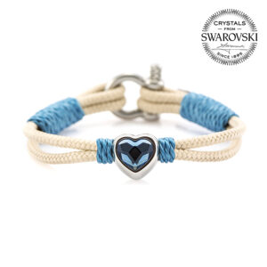Maritimes Armband aus Segeltau
