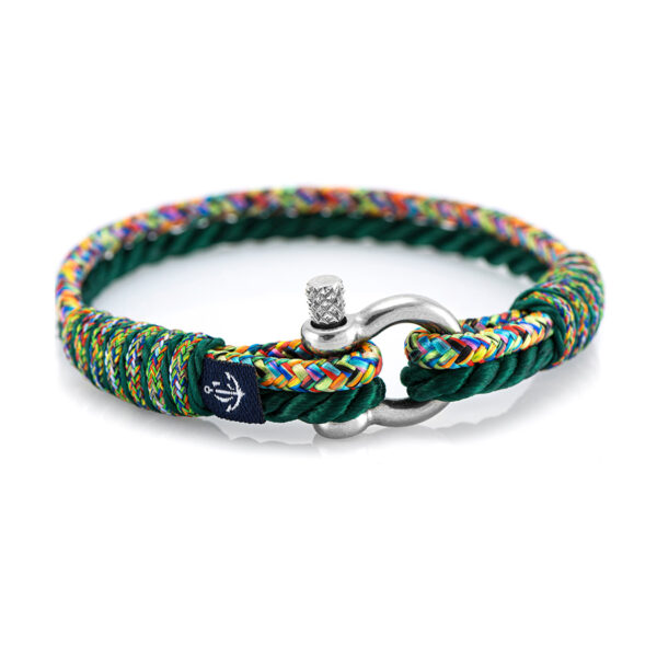 Maritimes Armband aus Segeltau