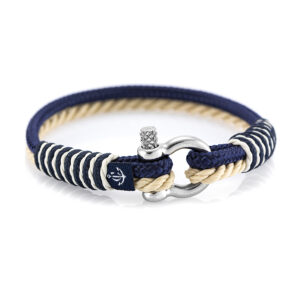Maritimes Armband aus Segeltau