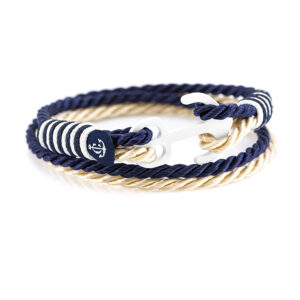Maritimes Armband aus Segeltau