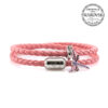 Maritimes Armband aus Leder