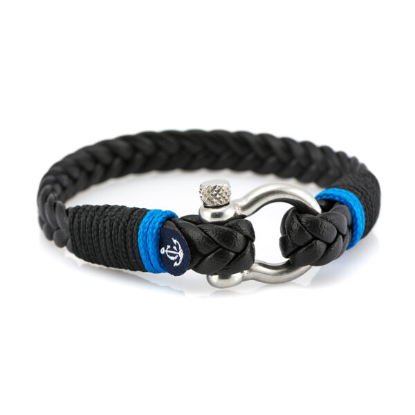 Maritimes Armband aus Leder