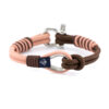Maritimes Armband aus Segeltau