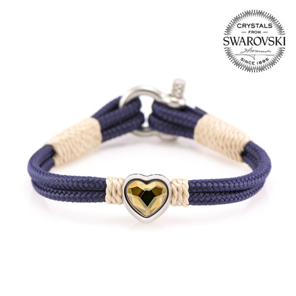 Maritimes Armband aus Segeltau
