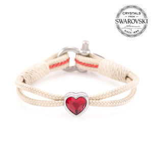 Maritimes Armband aus Segeltau