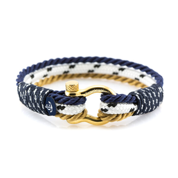 Maritimes Armband aus Segeltau
