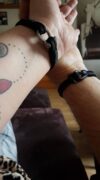 Maritimes Armband aus Segeltau, handgemacht, für Damen und Herren, mit Edelstahl Schäkel-Verschluss 4mm CNB #704