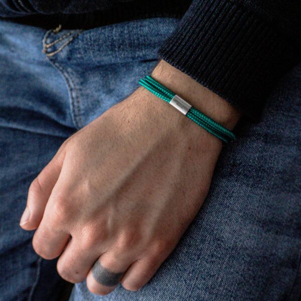 Maritimes Armband aus Segeltau, handgemacht, für Damen und Herren, Größenverstellbar CNB #1