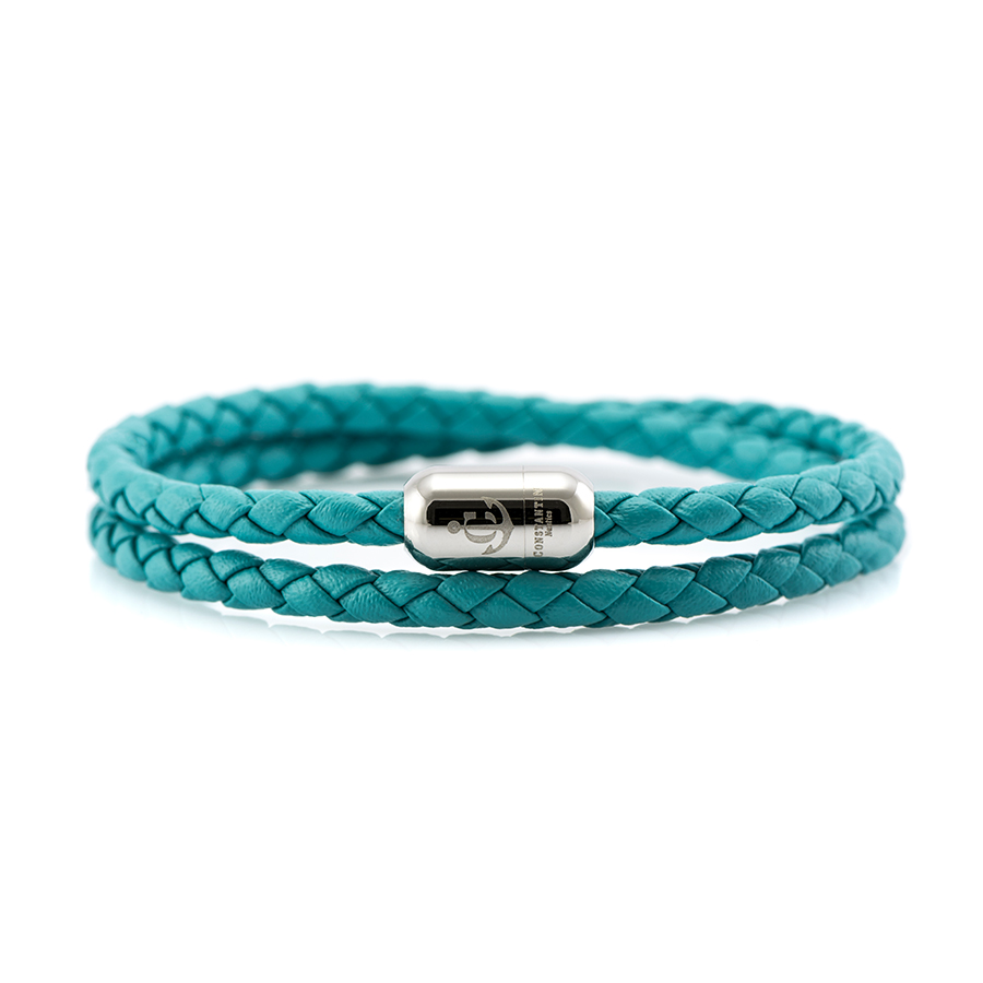 JackTar10041 Maritimes Armband aus Leder, handgemacht, für Damen und Herren, mit Magnetverschluss aus Edelstahl CNJ #10041 – Bild 1