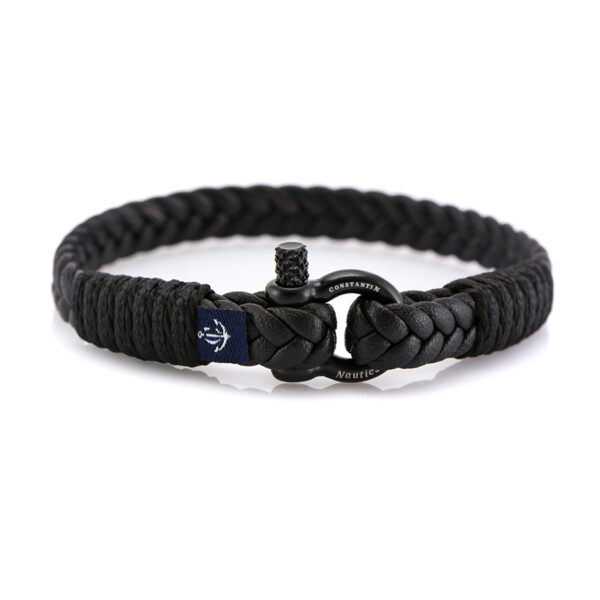 2er Set Maritime Partnerarmbänder, Freundschaftsarmbänder, aus Leder, handgemacht, mit Edelstahlverschluss CND #975