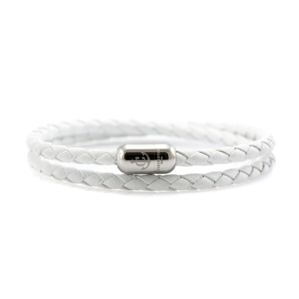 Maritimes Armband aus Leder, handgemacht, für Damen, mit Magnetverschluss aus Edelstahl CNJ #10039 – Bild 1