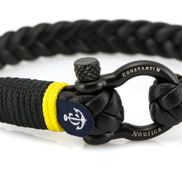 Maritimes Armband aus Leder, handgemacht, für Damen und Herren, mit Edelstahl Verschluss 4mm CNJ #10028 – Bild 2