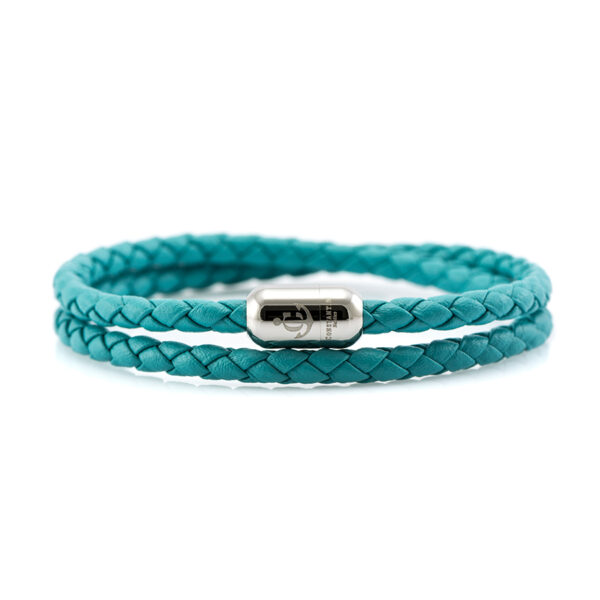 Maritimes Armband aus Leder, handgemacht, für Damen und Herren, mit Magnetverschluss aus Edelstahl CNJ #10041 – Bild 1