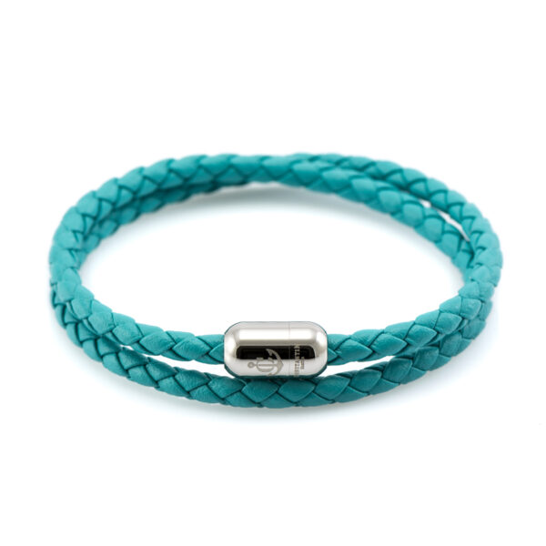 Maritimes Armband aus Leder, handgemacht, für Damen und Herren, mit Magnetverschluss aus Edelstahl CNJ #10041 – Bild 2