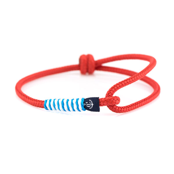 Maritimes Armband aus Segeltau, handgemacht, für Damen und Herren, verstellbar, CNB #77 – Bild 1
