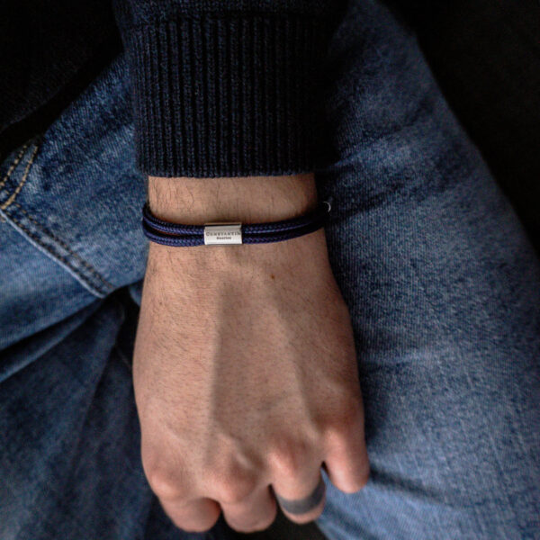 Maritimes Armband aus Segeltau, handgemacht, für Damen und Herren, Größenverstellbar CNR #2 – Bild 5