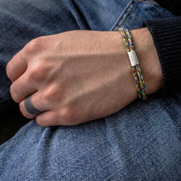 Maritimes Armband aus Segeltau, handgemacht, für Damen und Herren, Größenverstellbar CNR #18 – Bild 4