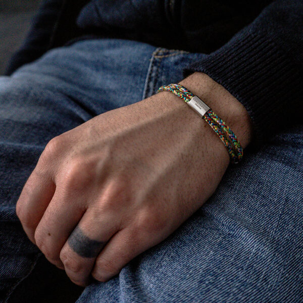 Maritimes Armband aus Segeltau, handgemacht, für Damen und Herren, Größenverstellbar CNR #18 – Bild 5
