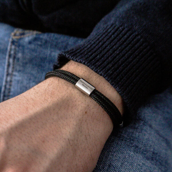 Maritimes Armband aus Segeltau, handgemacht, für Damen und Herren, Größenverstellbar CNR #1 – Bild 4