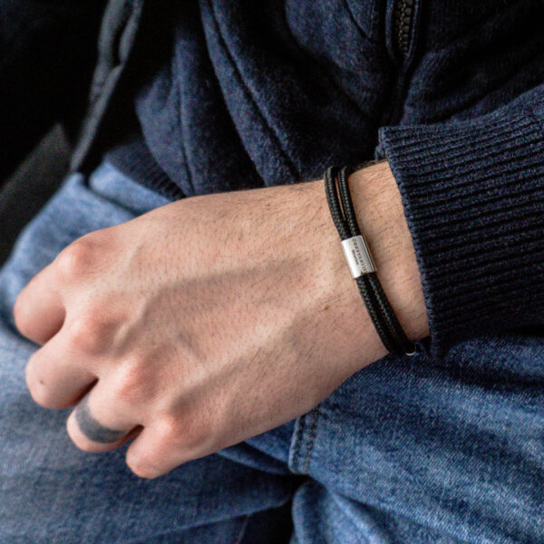 Maritimes Armband aus Segeltau, handgemacht, für Damen und Herren, Größenverstellbar CNR #1 – Bild 3