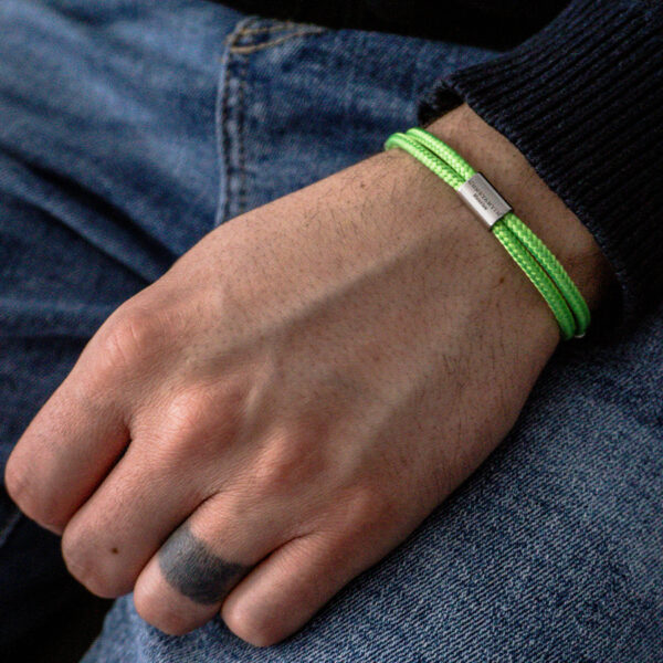 Maritimes Armband aus Segeltau, handgemacht, für Damen und Herren, Größenverstellbar CNR #23 – Bild 4
