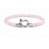 Armband aus Halbedelsteinen LOVE aus Rosenquarz – CNE #01