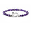 Armband aus Halbedelsteinen INTUITION mit Amethyst – CNE #03