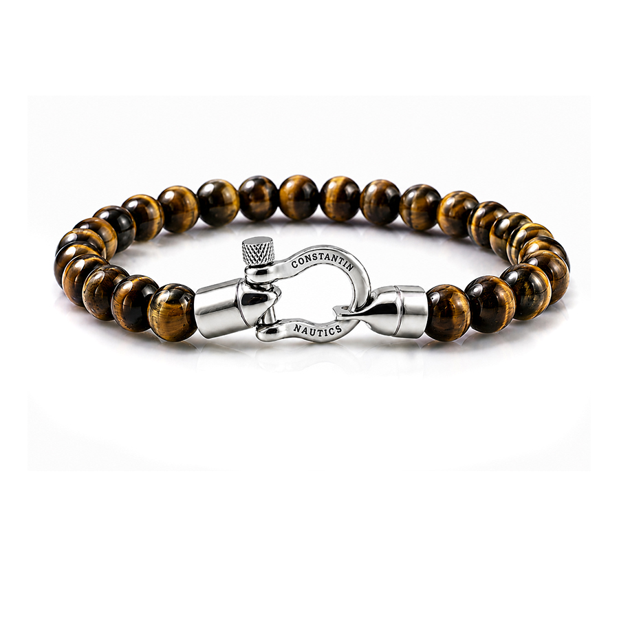 CNE #07-z Armband aus Halbedelsteinen CLARITY mit Tigerauge – CNE #07 – Bild 1