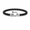 Armband aus Halbedelsteinen STABILITY mit Mattem Onyx – CNE #10